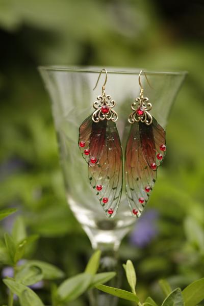 Banshee Fairy wing earrings picture