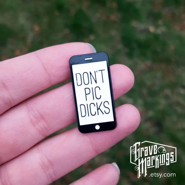 Don't Pic Dicks Pin picture