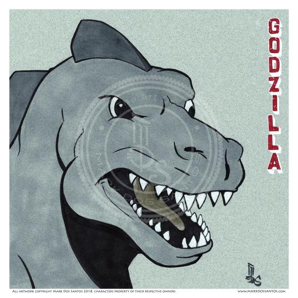 Kaiju Glamour Shots Godzilla (Hanna Barbera) picture