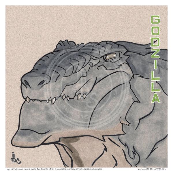 Kaiju Glamour Shots Godzilla (The Animated Series)