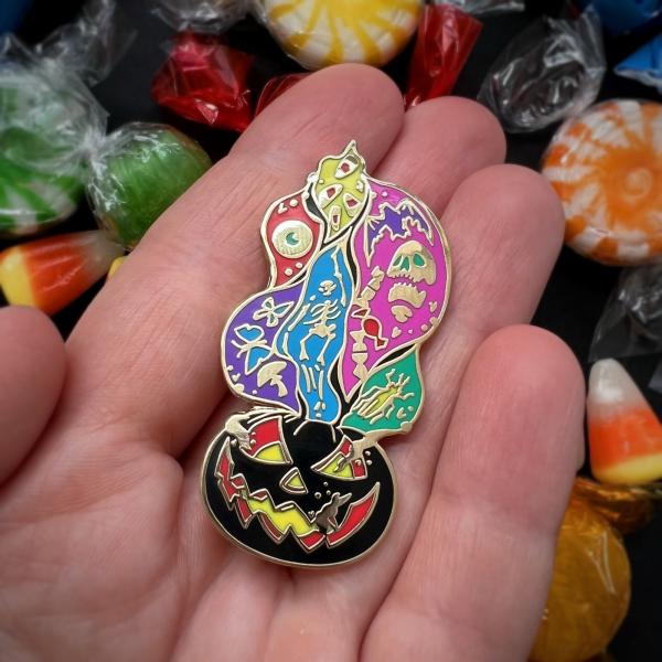 "Pandora's Pumpkin" Enamel Pin picture