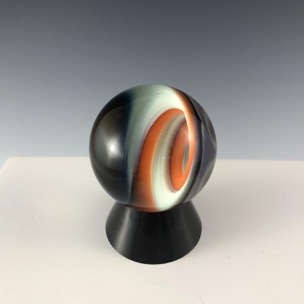 Light Green and Orange Vortex Marble picture