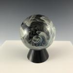 99.9% Silver Fumed Implosion Vortex Marble