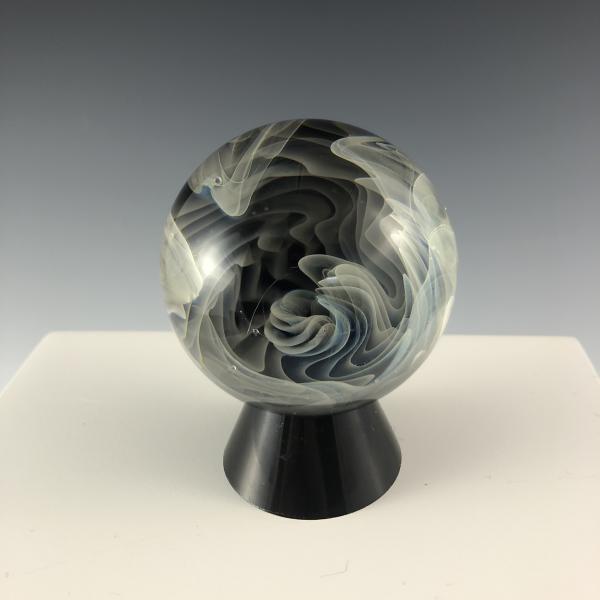 99.9% Silver Fumed Implosion Vortex Marble picture