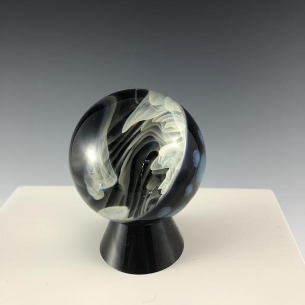 99.9% Silver Fumed Implosion Vortex Marble picture