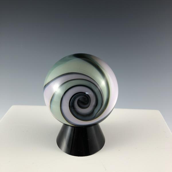 Light Pink and Green Vortex Marble picture