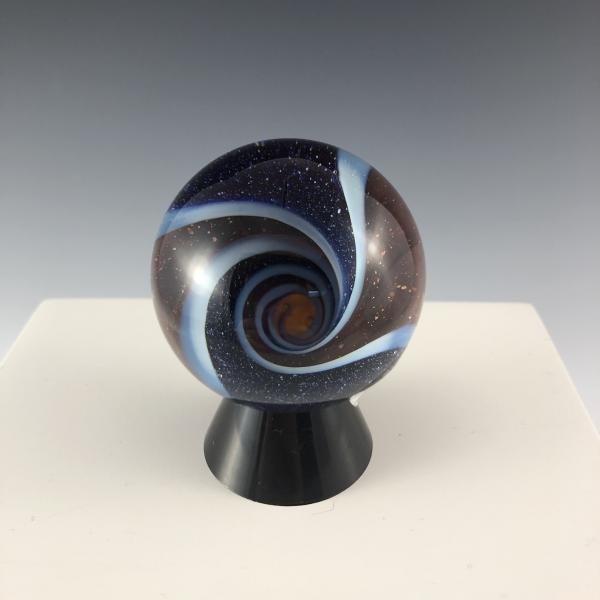 Red, Blue and Pale Blue Whimsical Space Themed Vortex