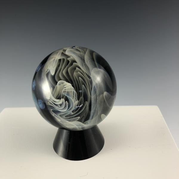 99.9% Silver Fumed Implosion Vortex Marble picture