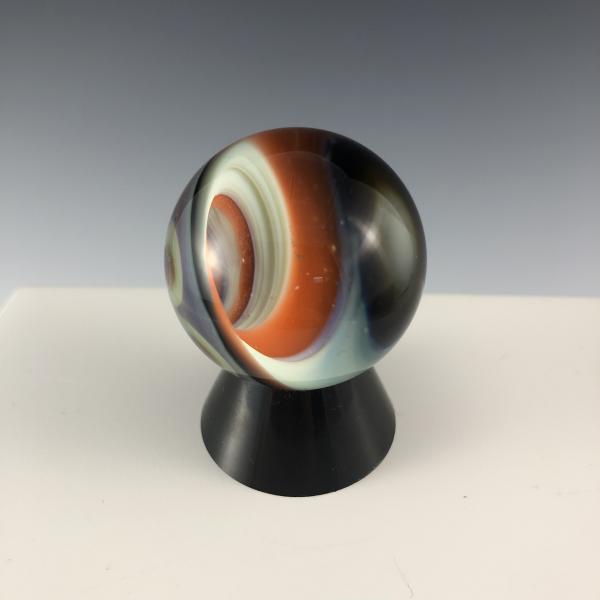 Light Green and Orange Vortex Marble picture