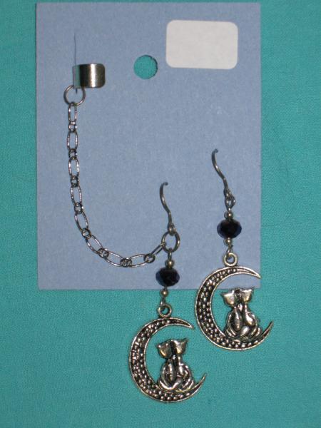 charm cuff and earrings 4-kitty koala dragon