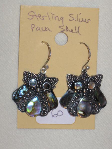 fancy sterling silver owl earrings 10