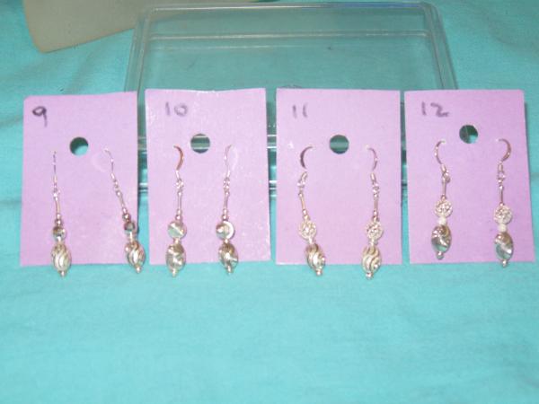sterling silver bead earrings 3