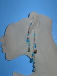 bead ear wrap 12 Baby Blue