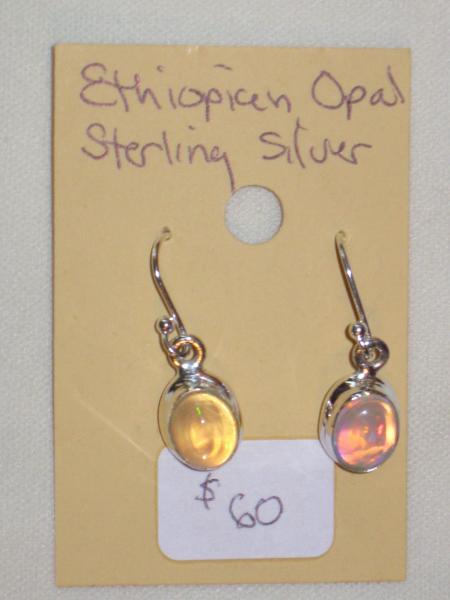 fancy sterling silver earrings picture