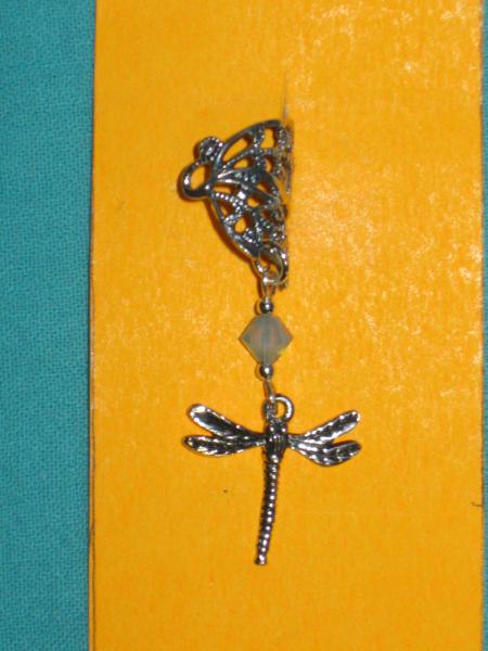 sterling silver ear cuff  6-dragonfly