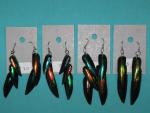 beetle wing earrings 9-12
