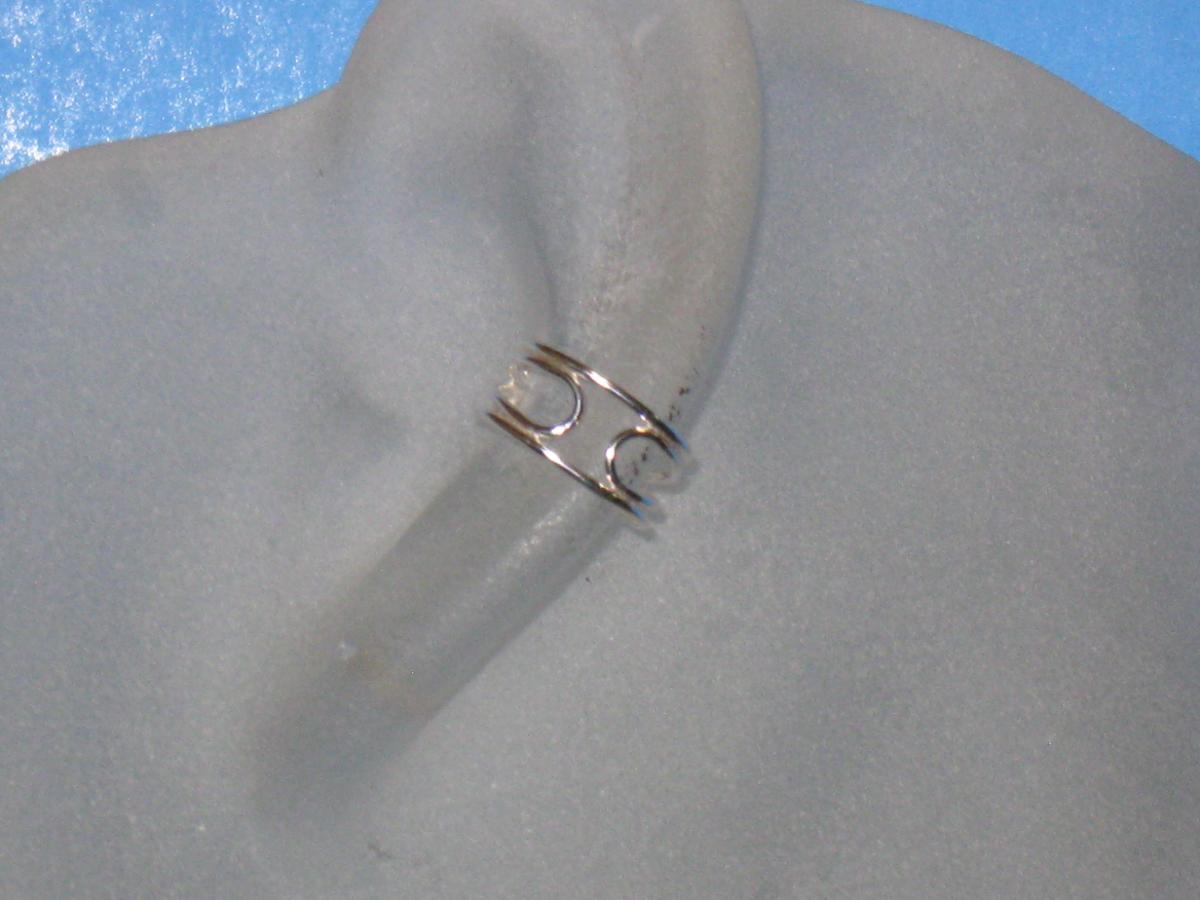 sterling silver simple cuff picture