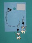 charm cuff and earrings 1-cute cat