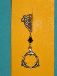 sterling silver ear cuff  5 triple dolphin