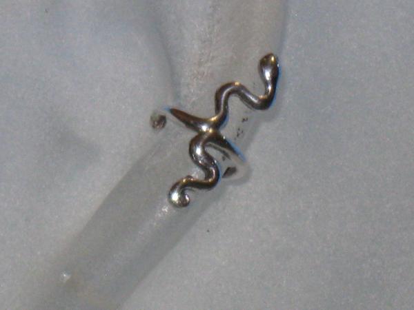 sterling silver snake ear cuff picture
