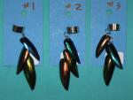 beetle wing ear cuffs