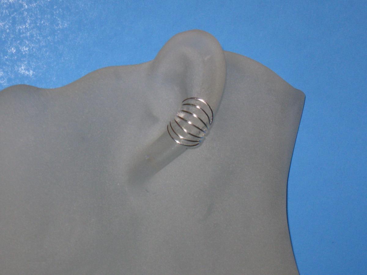 sterling silver 7 band ear cuff picture