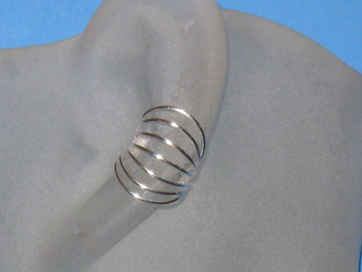sterling silver 7 band ear cuff picture
