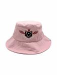 Flying Feline 100% Cotton Embroidered Bucket Hat