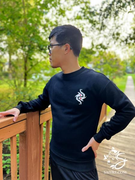 Koi Dragons 100% Cotton Sweatshirt picture