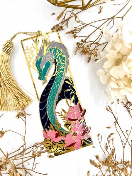 The Azure Dragon Metal Bookmark picture