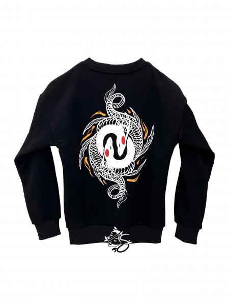 Koi Dragons 100% Cotton Sweatshirt picture