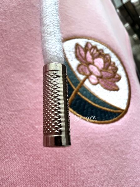Year of the Rabbit Pink Embroidered Hoodie picture