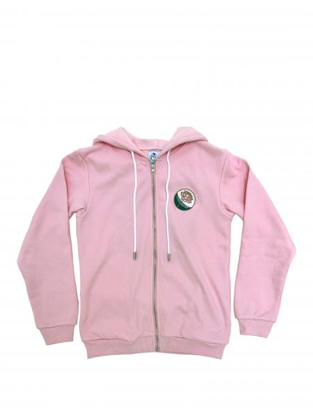 Year of the Rabbit Pink Embroidered Hoodie