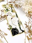 The White Tiger Metal Bookmark