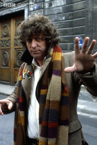 Doctor Who Fourth Doctor's (Tom Baker) Full-Size Cosplay Paint Palette Lapel Pin picture