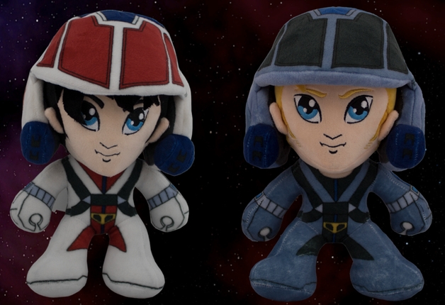 Robotech - 10 Inch Plush Set (Rick Hunter & Roy Fokker)