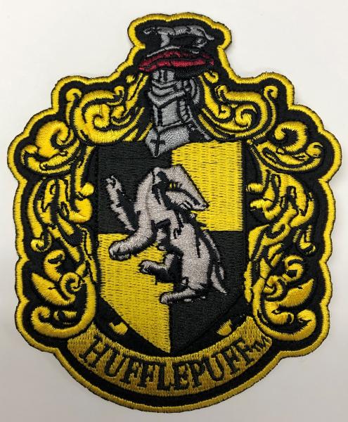 Harry Potter HUFFLEPUFF House Crest  - Iron-On Patch