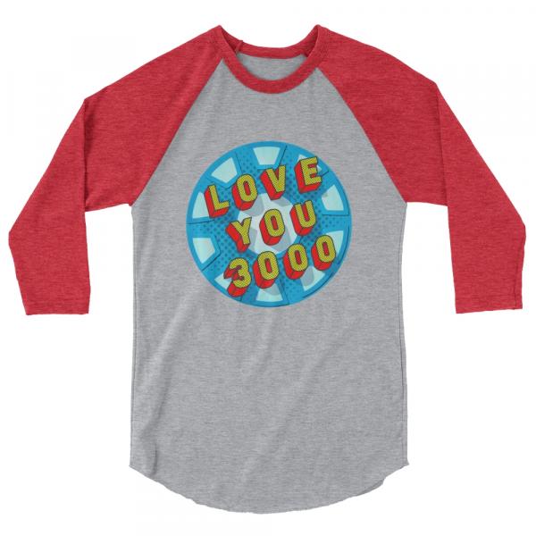 Love You 3000 Unisex Baseball Raglan