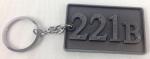 Sherlock Holmes - 221B Baker Street Double Sided Metal Keyring