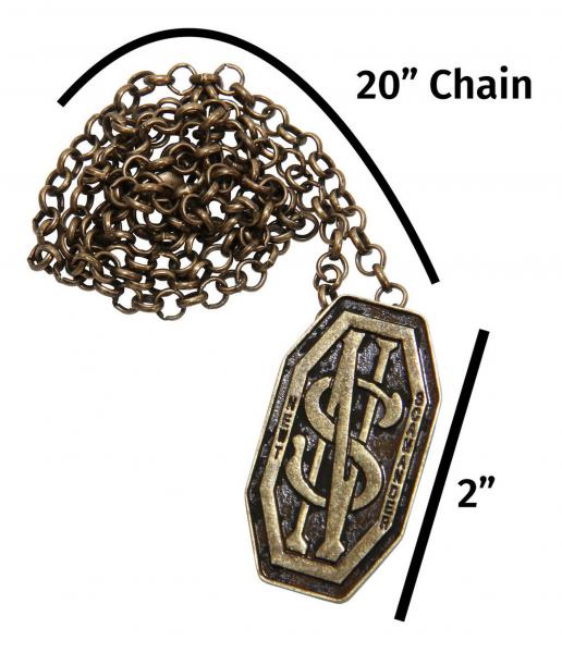Fantastic Beasts - NEWT SCAMANDER Monogram Pendant/Pin (from the magical world of Harry Potter)