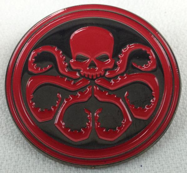 Captain America HYDRA Marvel Movie & TV Series & Agents of SHIELD - Enamel Pin Captain America HYDRA Marvel Series & Agents of SHIELD - Enamel Pin