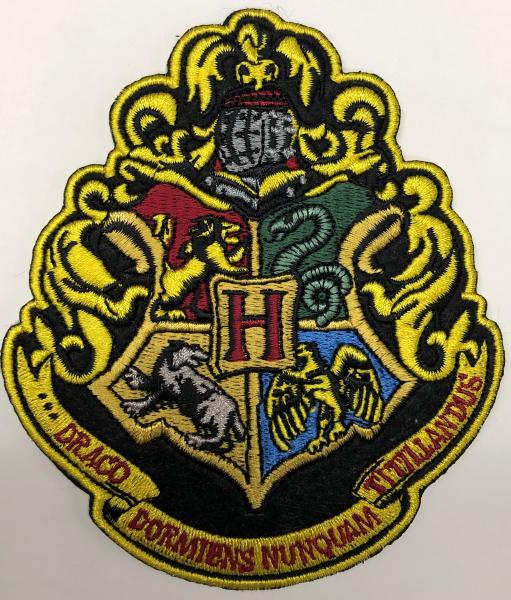 Harry Potter HOGEWARTS School Crest  - Iron-On Patch