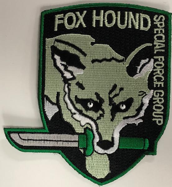 FOX HOUND - Video Gaming Series  - Iron-On Patch picture