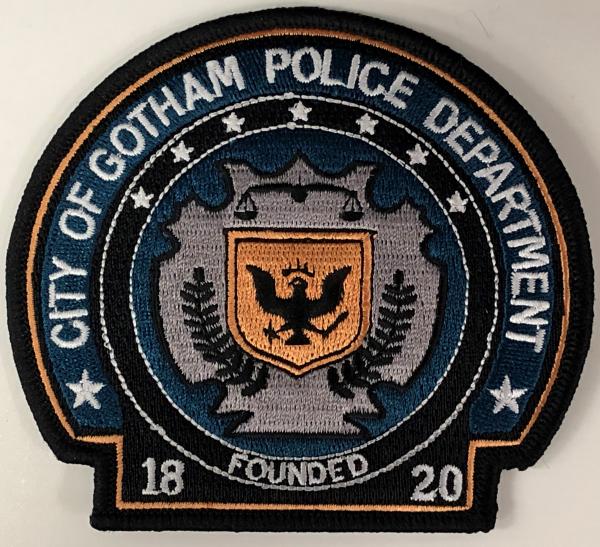 BATMAN: City of Gotham Police Department - Movie Series Uniform - Iron-On Patch picture