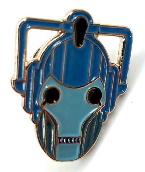 Doctor Who: New Series Cyberman Helmet Enamel Pin picture