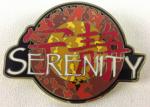 SERENITY Movie Logo (FIREFLY TV Series) - Large Enamel Pin - Joss Whedon