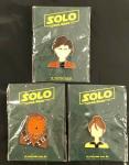 SOLO: A Star Wars Story - Movie Promo Pin Set of 3 (Han - Chewbacca - Qi'ra)