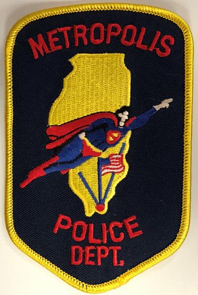 METROPOLIS POLICE DEPARTMENT - Iron-On Patch