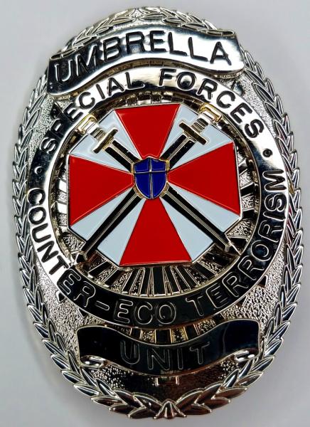 UMBRELLA CORPORATION Special Forces (Resident Evil) Prop Badge picture