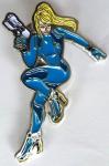 Zero Suit Samus Enamel Pin